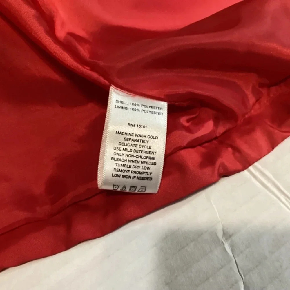 Centigrade outerwear SZ L red windbreaker hooded classic lightweight #509 - Picture 7 of 9
